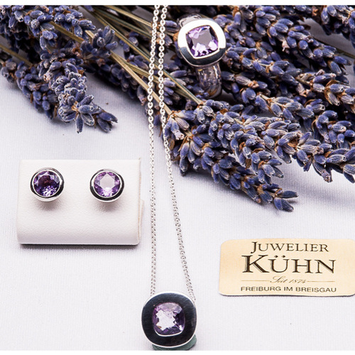 Silberschmuck mit Amethyst