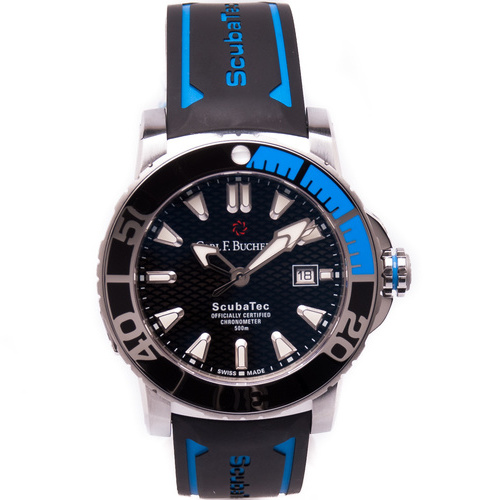 >>CARL F: BUCHERER<< PATRAVI SCUBATEC 