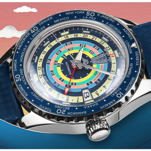 >>MIDO<< OCEAN STAR DECOMPRESSION WORLDTIMER